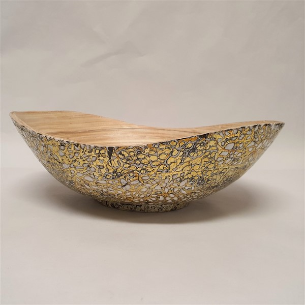 Schale, oval, sw