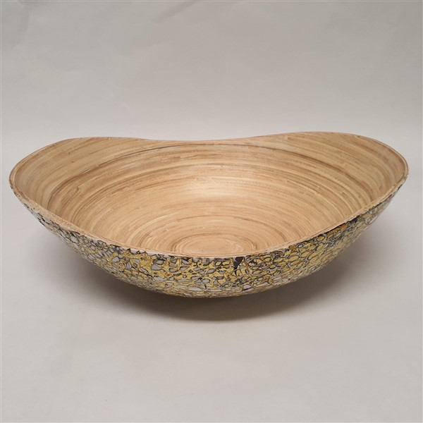 Schale, oval, sw
