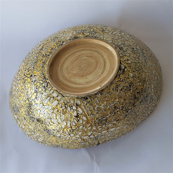 Schale, oval, sw