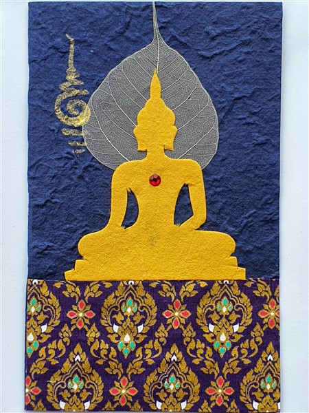 Grußkarte, "Buddha" 
