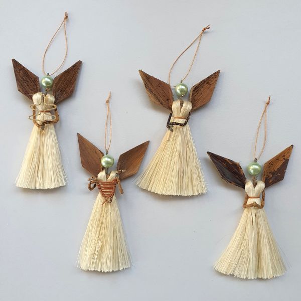 Engel aus Sisal h~10cm