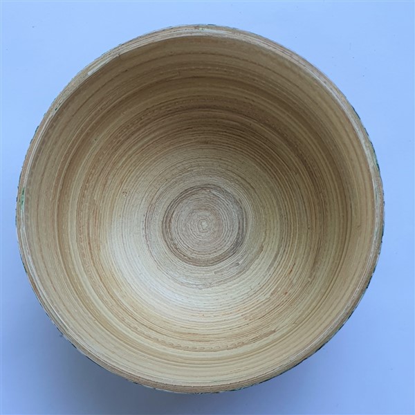 Schale, d13cm, weiß-schwarz